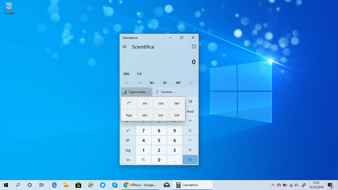 windows 10计算器全新升级 三角学,函数聚合