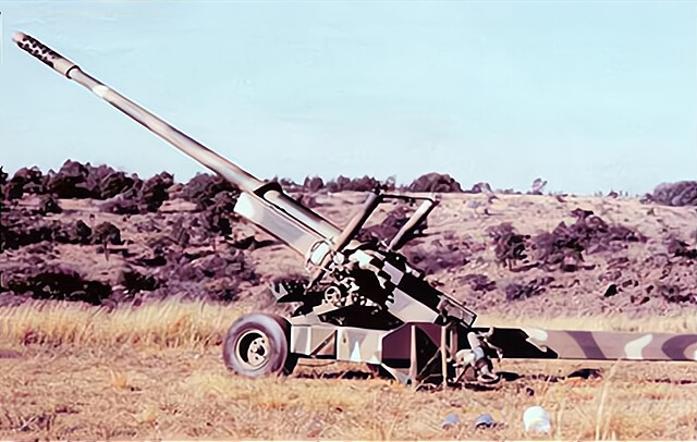 南非G7轻型榴弹炮,号称射程最远的105毫米榴弹炮 哔哩哔哩