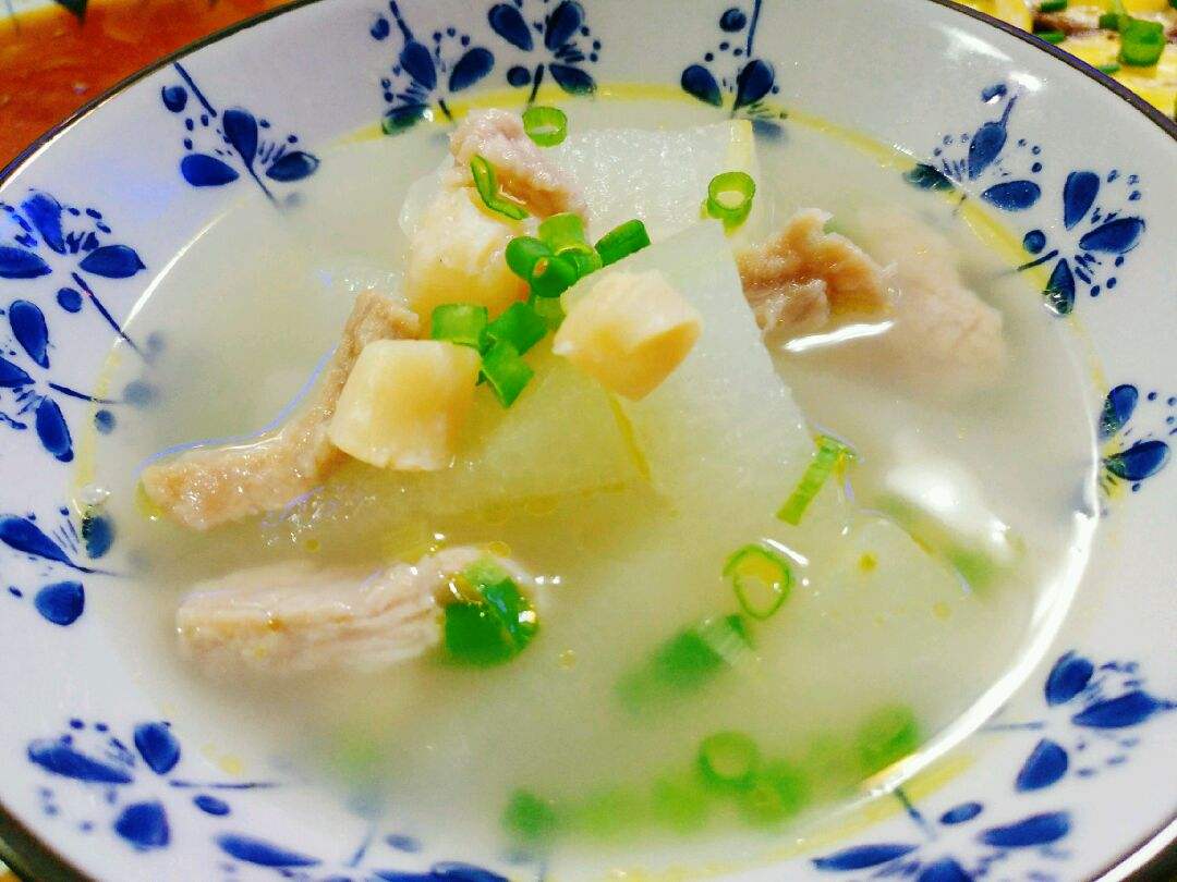 1,三豆冬瓜瘦肉湯