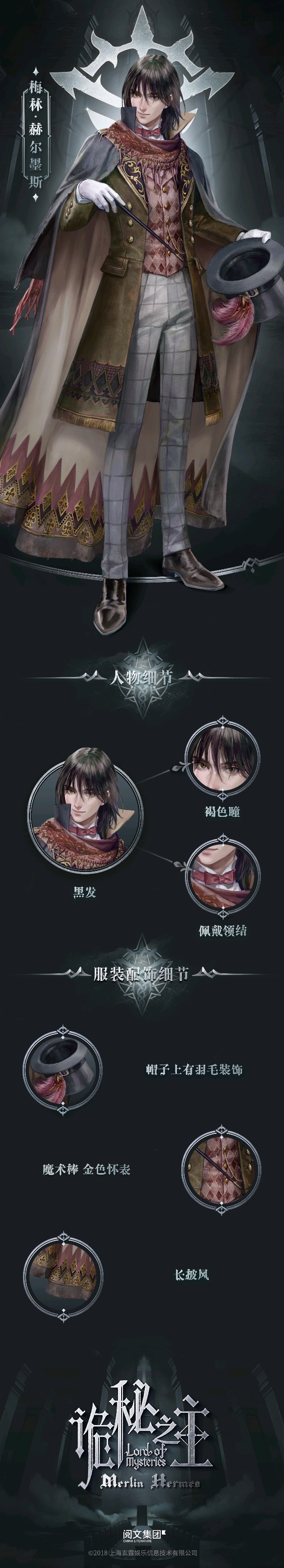 《诡秘之主》 官方人设图（部分） - 哔哩哔哩