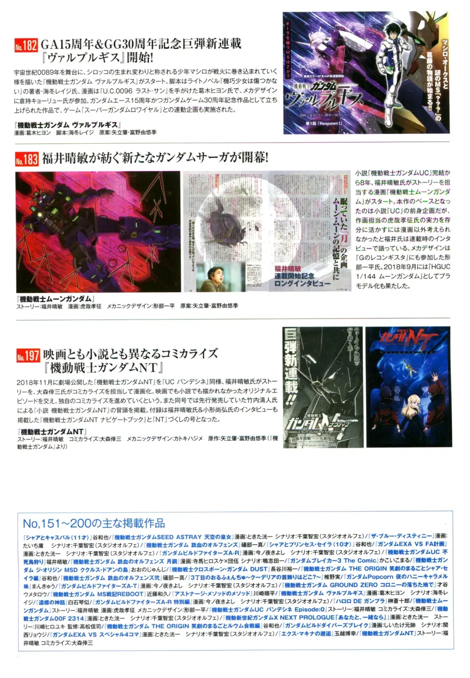 画集鉴赏 感动 月刊gundam Ace 0号纪念特刊 哔哩哔哩