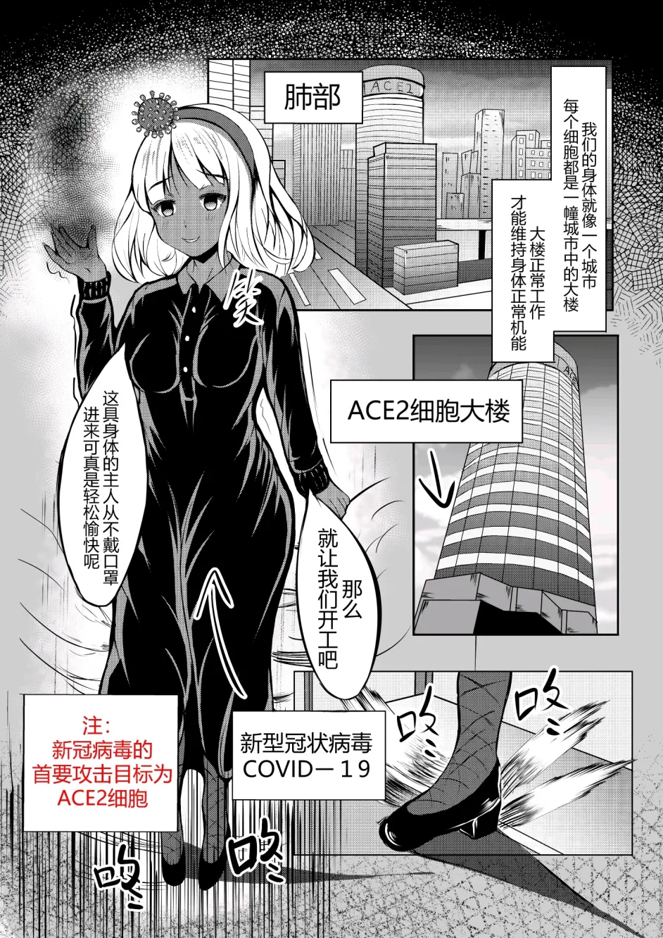 中国驻日本大阪总领事馆 新冠病毒 科普漫画 哔哩哔哩