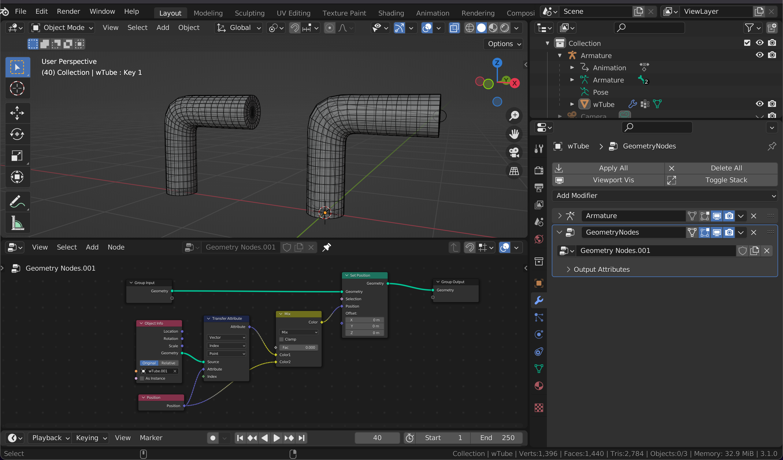 Blender 3.1 关于crazy Space，pose Keys以及corrective Shape Keys - 哔哩哔哩