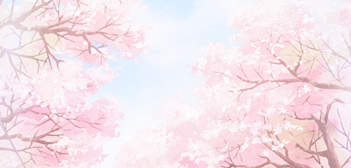 动画中唯美的樱花场景刹那之间就深陷其中