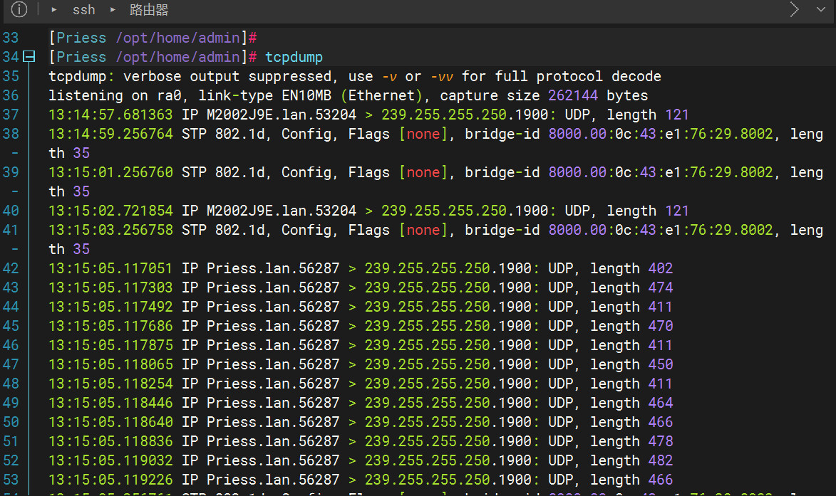 Tcpdump 