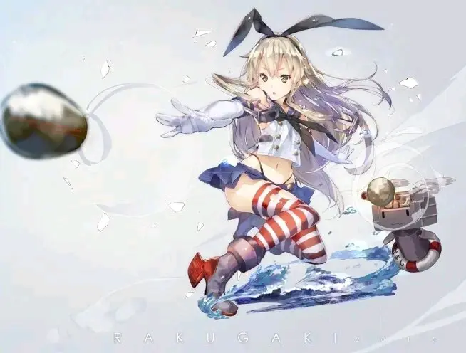 舰队collection壁纸 岛风 哔哩哔哩