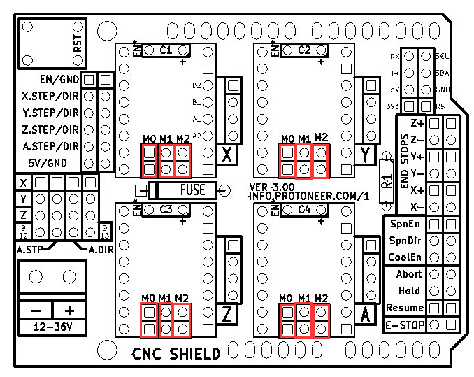 Arduino uno arduino cnc shield v3 0 a4988 grbl 