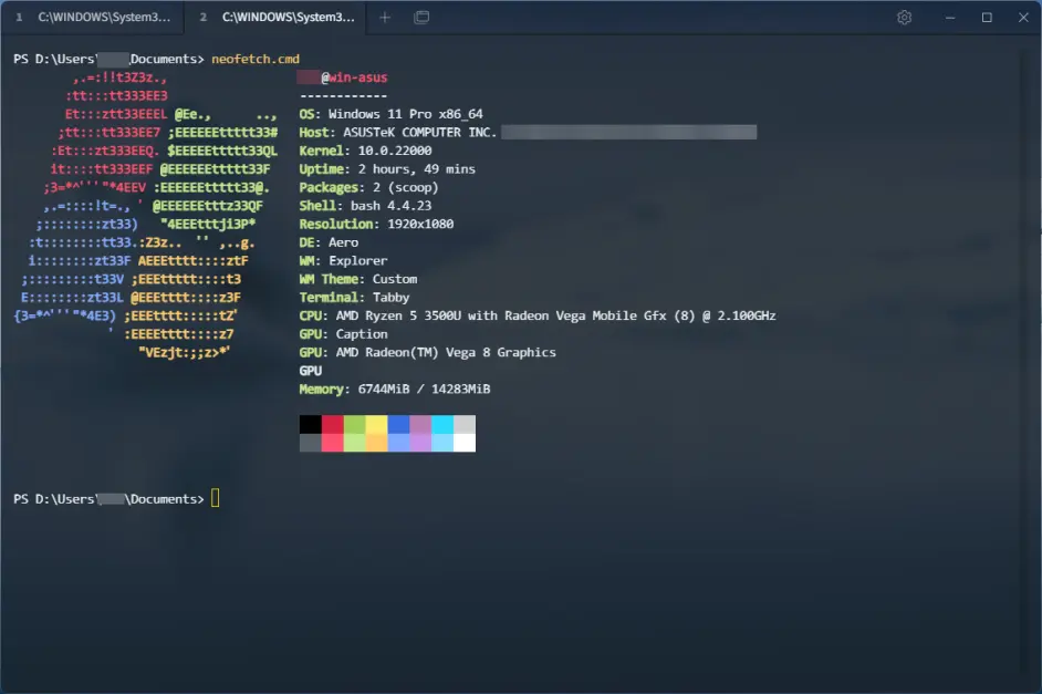 比windows Terminal更好用的tabby Terminal 哔哩哔哩
