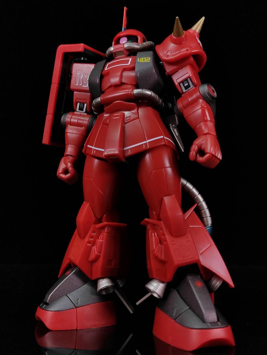 狼牙测评万代robot魂强尼莱汀专用高机动型扎古真红闪电