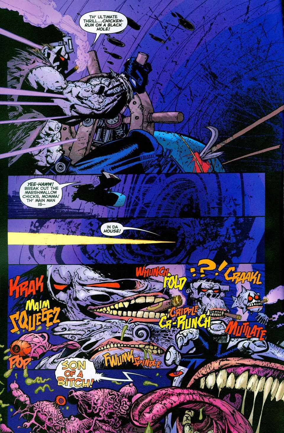 动画 动漫资讯 暴狼lobo的一些表现罗伯,又称暴狼,是dc漫画旗下的一名