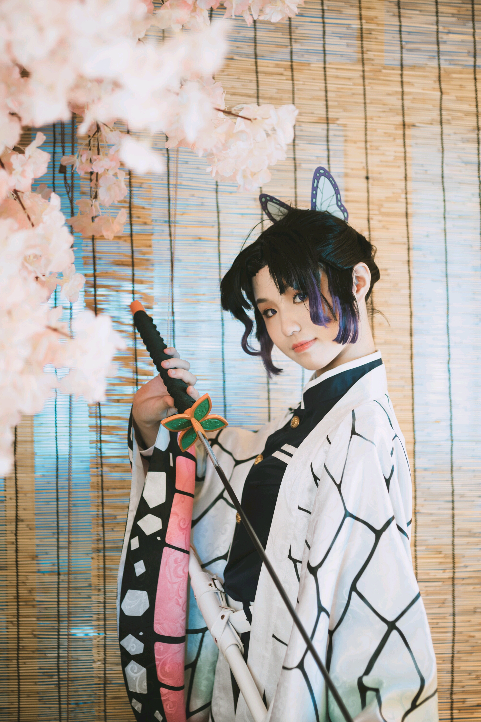 南妖羽胡蝶忍cos