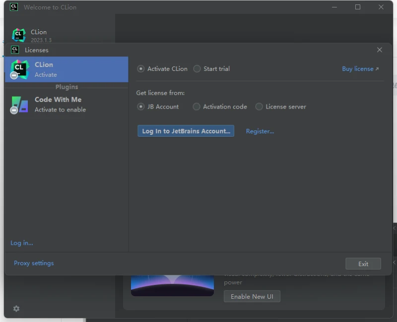 for mac instal JetBrains CLion 2023.1.4