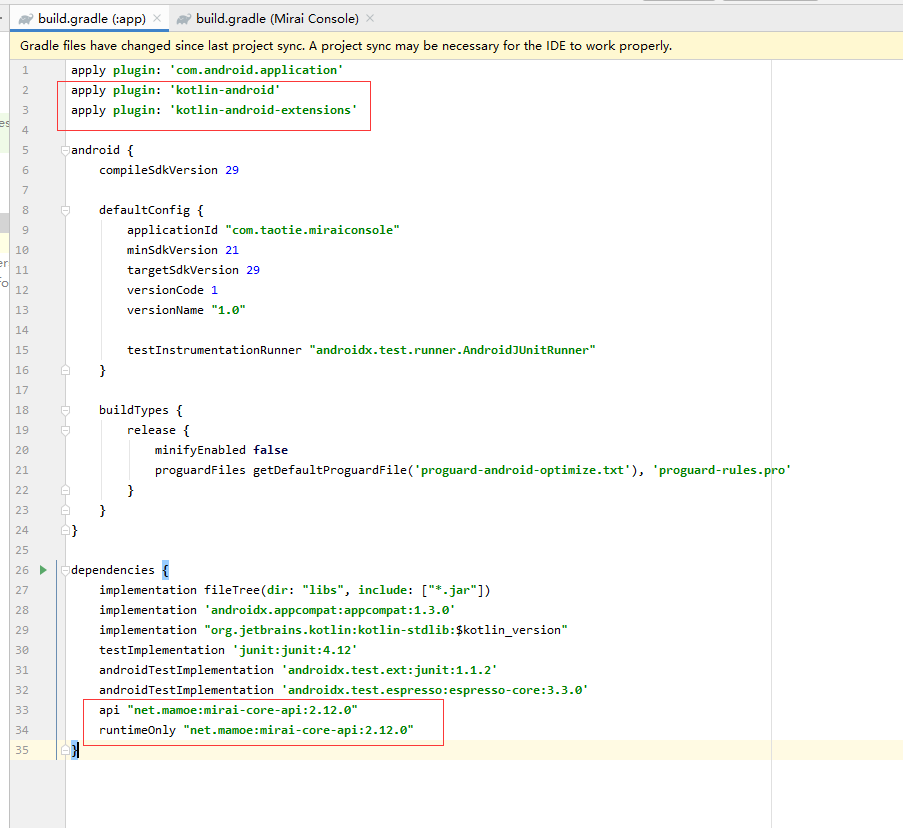 Miral android gradle groovy 
