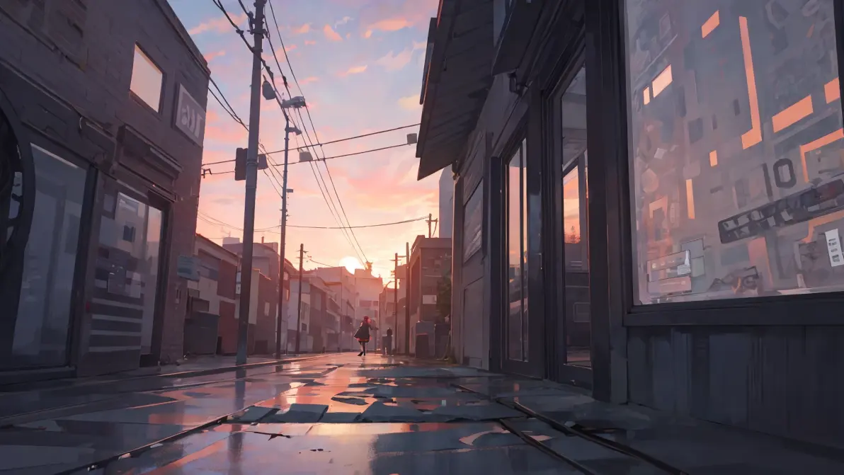 唯美画风的二次元动漫风景壁纸【电脑壁纸