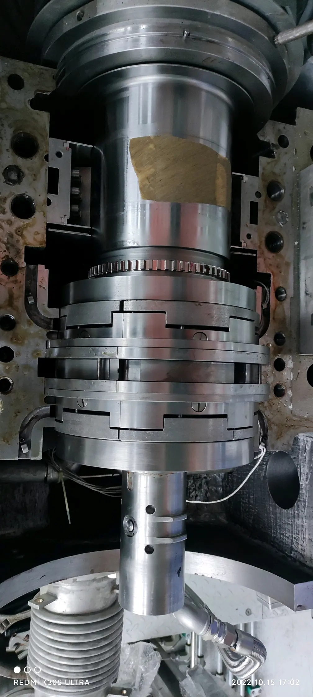 汽轮机,压缩机的推力盘及推力瓦