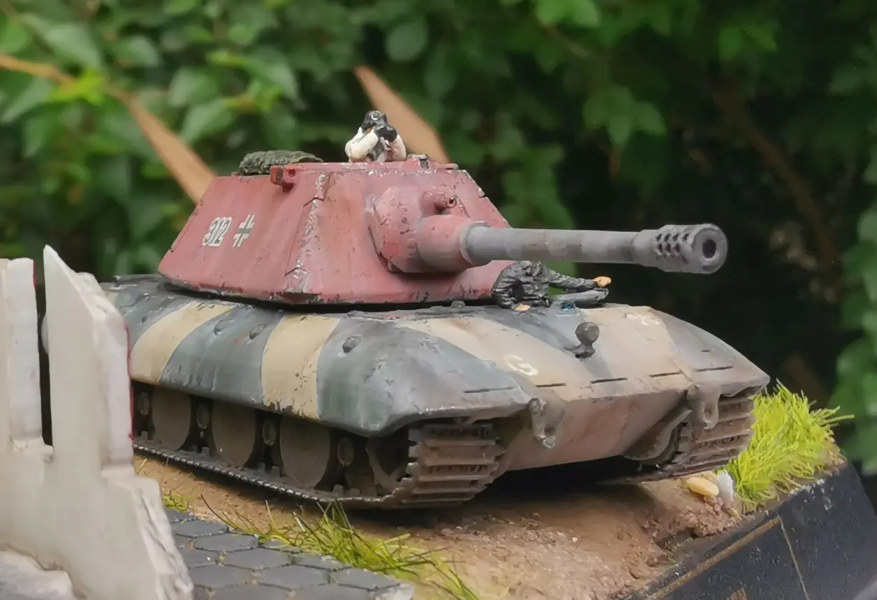 1/144 坦克世界德系10级车e-100重型坦克 e100坦克歼击车 - 哔哩哔哩