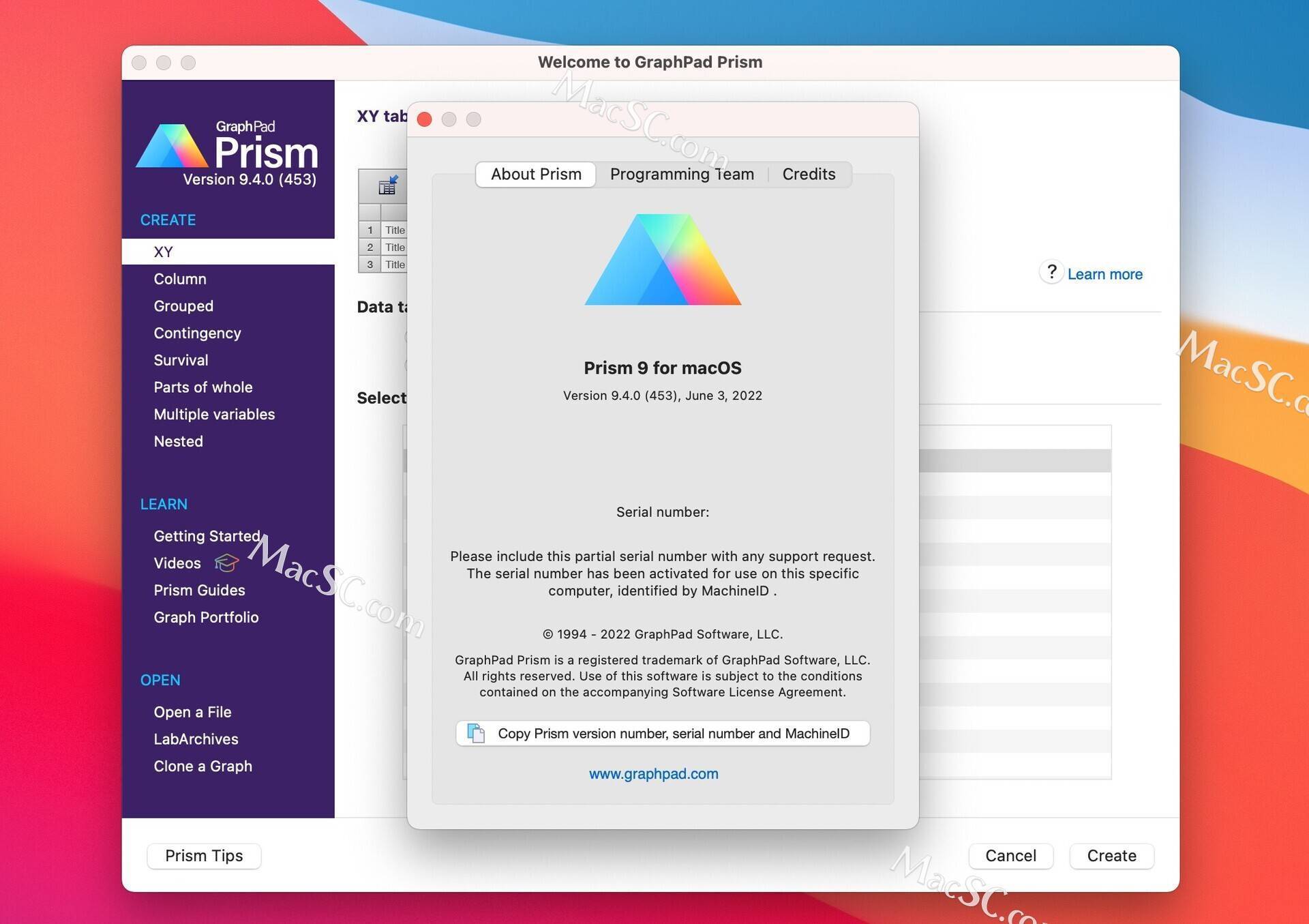 Graphpad prism 9 for mac v9 4 0 