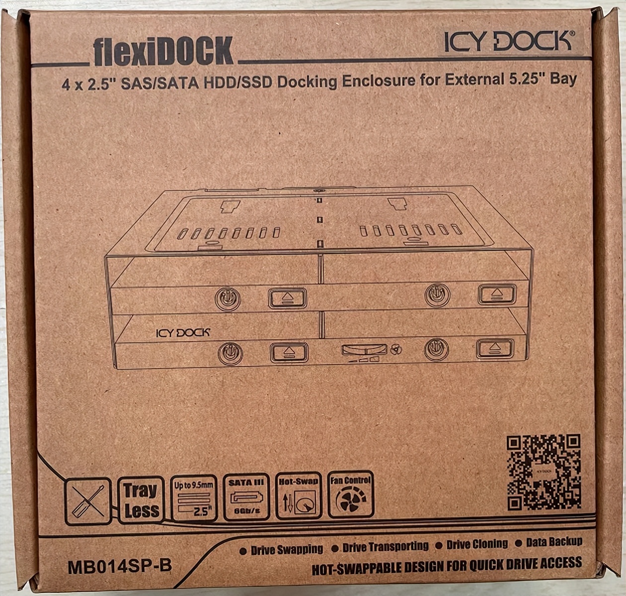 ICY DOCK FlexiDOCK MB014SP-B Review Killer IT 服务台热插拔托架 - 哔哩哔哩