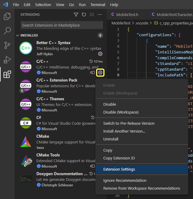  ue5 vscode 
