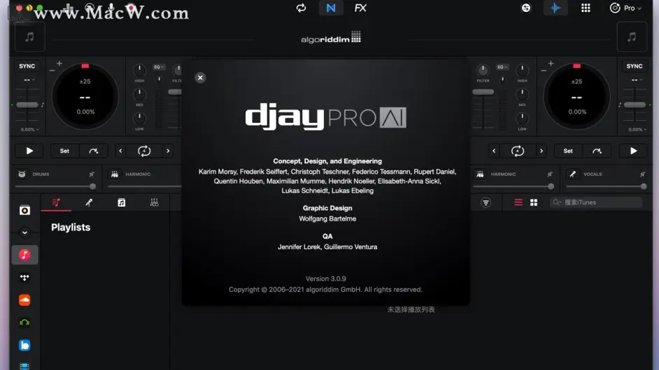 Algoriddim Djay Pro Ai Mac Dj混音软件 V3 0 9版 哔哩哔哩