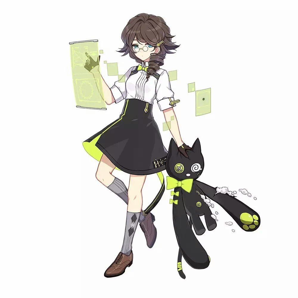 乱入一个二次创作的薛定谔形象(图片来源于动作手游崩坏3rd圣痕薛定谔