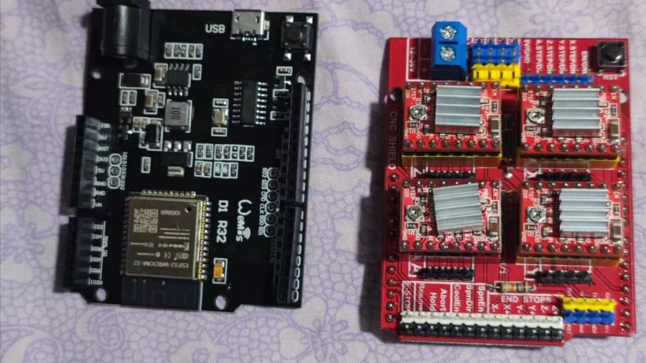 Wemos d1 r32 cnc shield 
