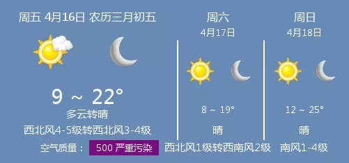 2021年4月16日衡水的天气