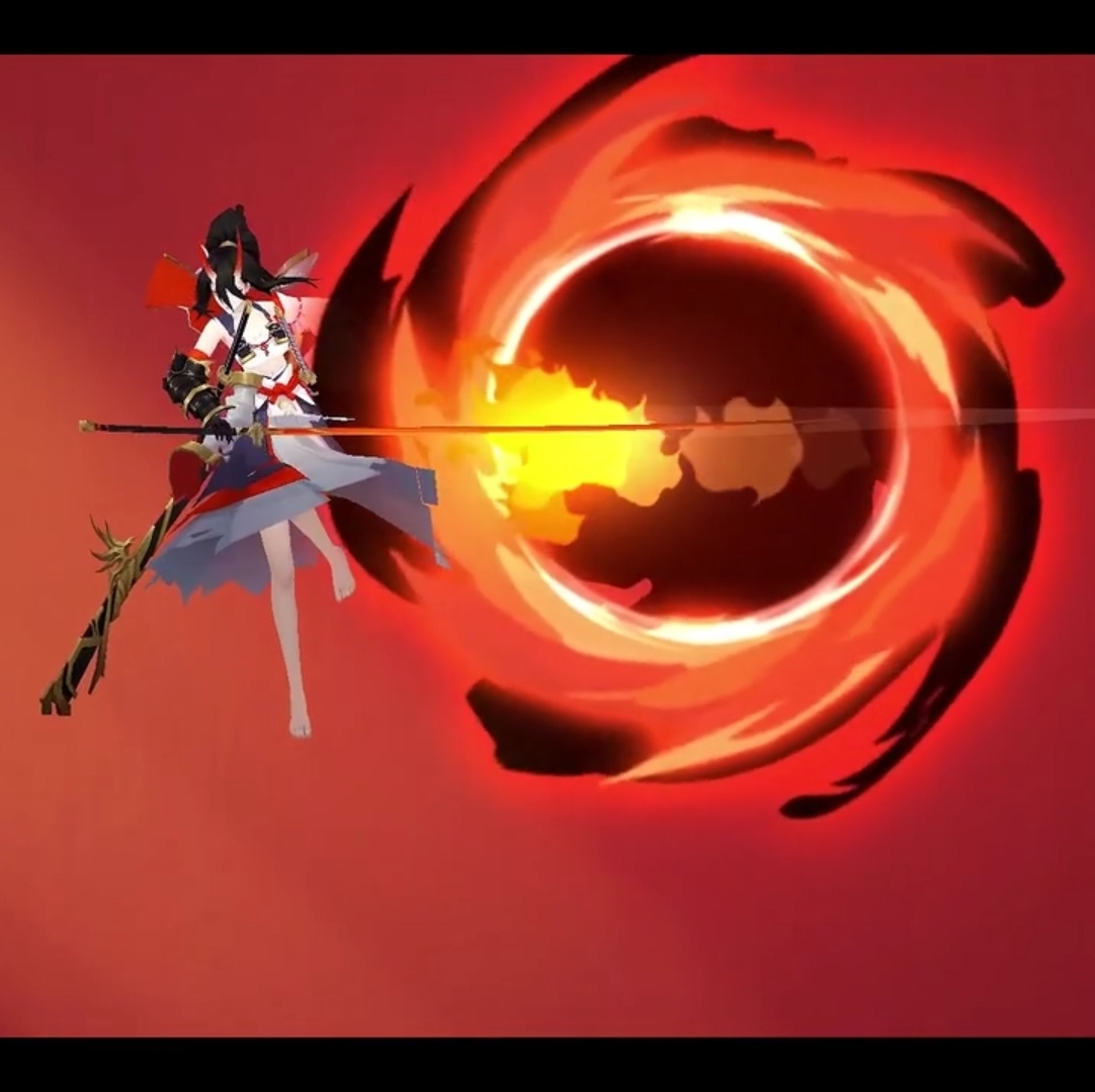 决战平安京技能介绍--赤影妖刀姬。