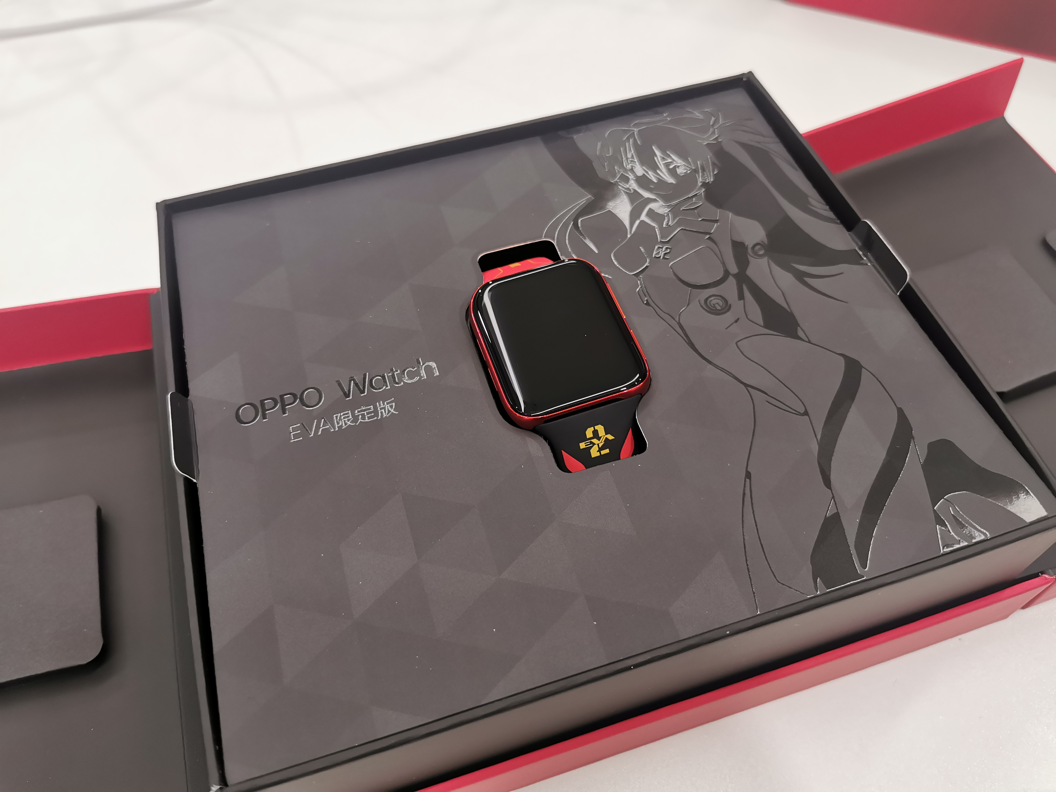 「图赏」寻回90年代的那份热血感动,开箱oppo跟eva联名手表"再现妹 