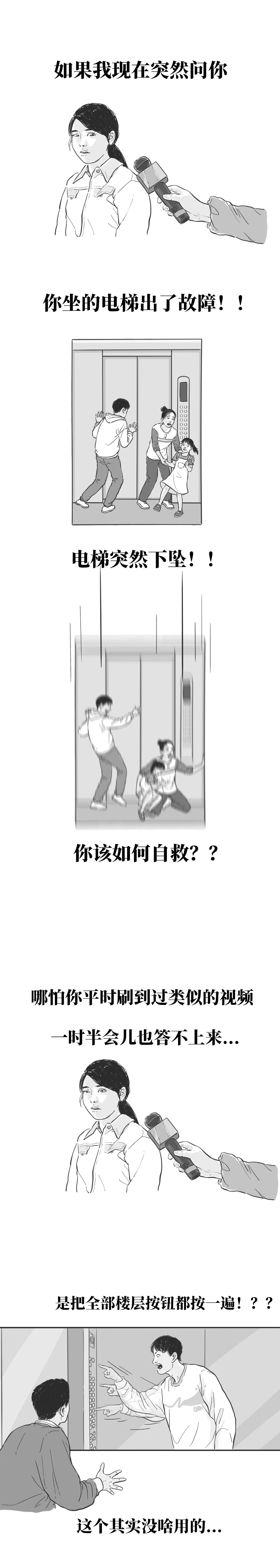 如果被困电梯了，到底怎么自救？