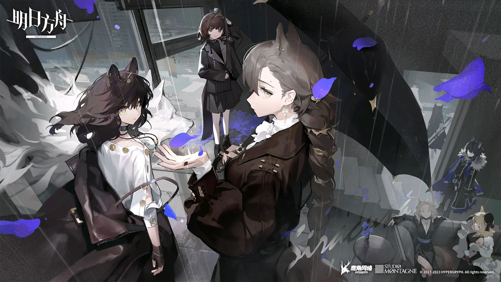 明日方舟四周年画师贺图