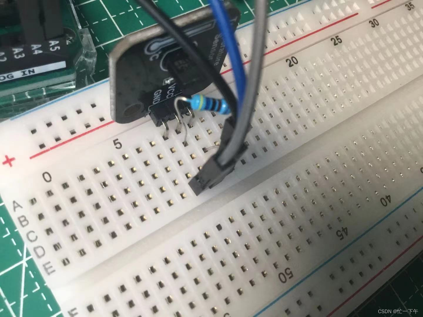 Arduino uno lcd1602 ds18b20 