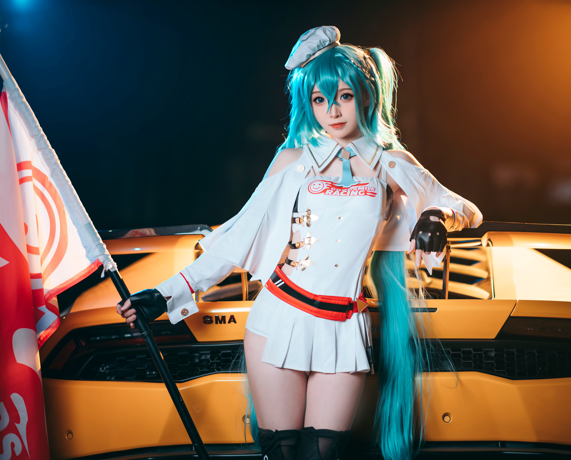 祖木子初音未来2023赛车服cosplay5