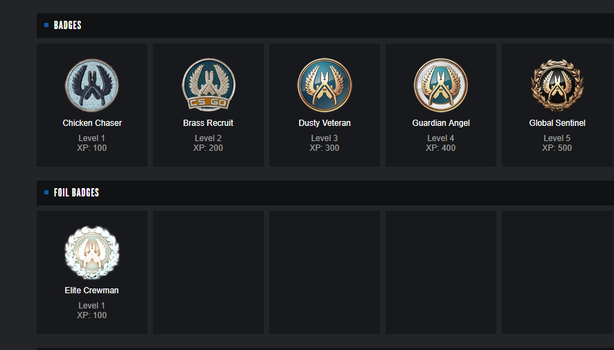 STEAM徽章推荐(字符标志篇)