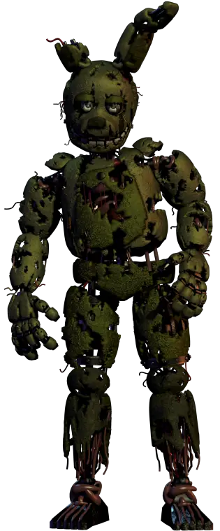 玩具熊的五夜后宫3代弹簧陷阱 Springtrap 科普 翻译 哔哩哔哩