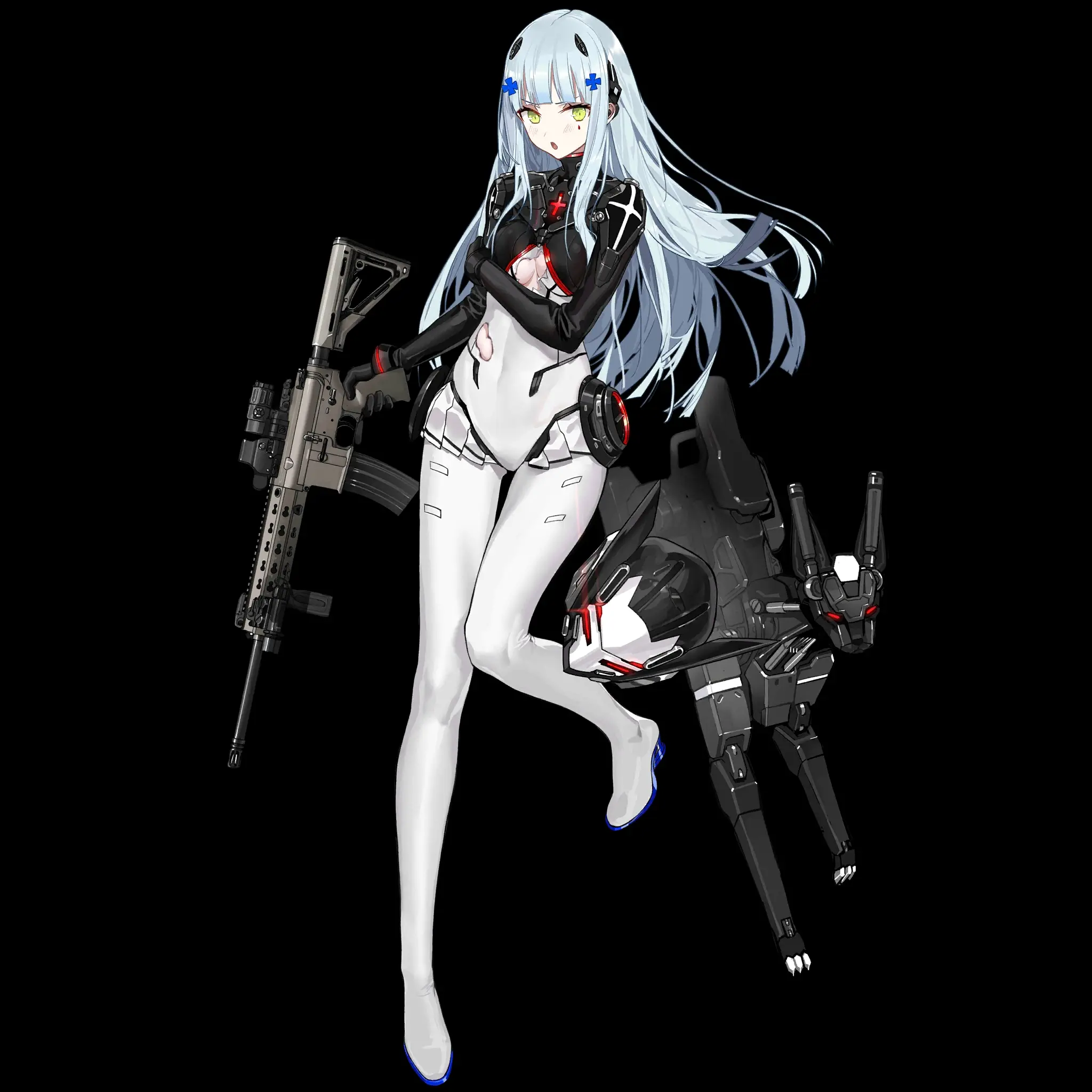 少女前线hk416立绘 - 哔哩哔哩