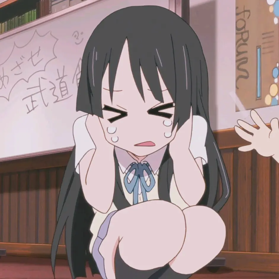 轻音少女秋山澪头像 第一季 哔哩哔哩