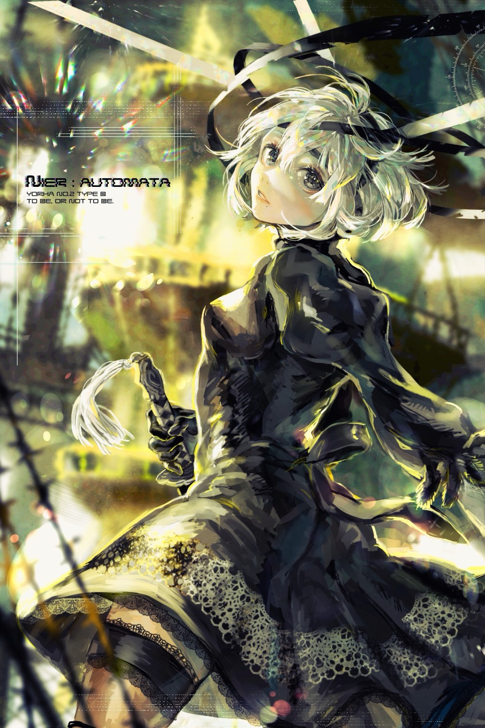 二次元美图高清壁纸分享2b小姐姐专题