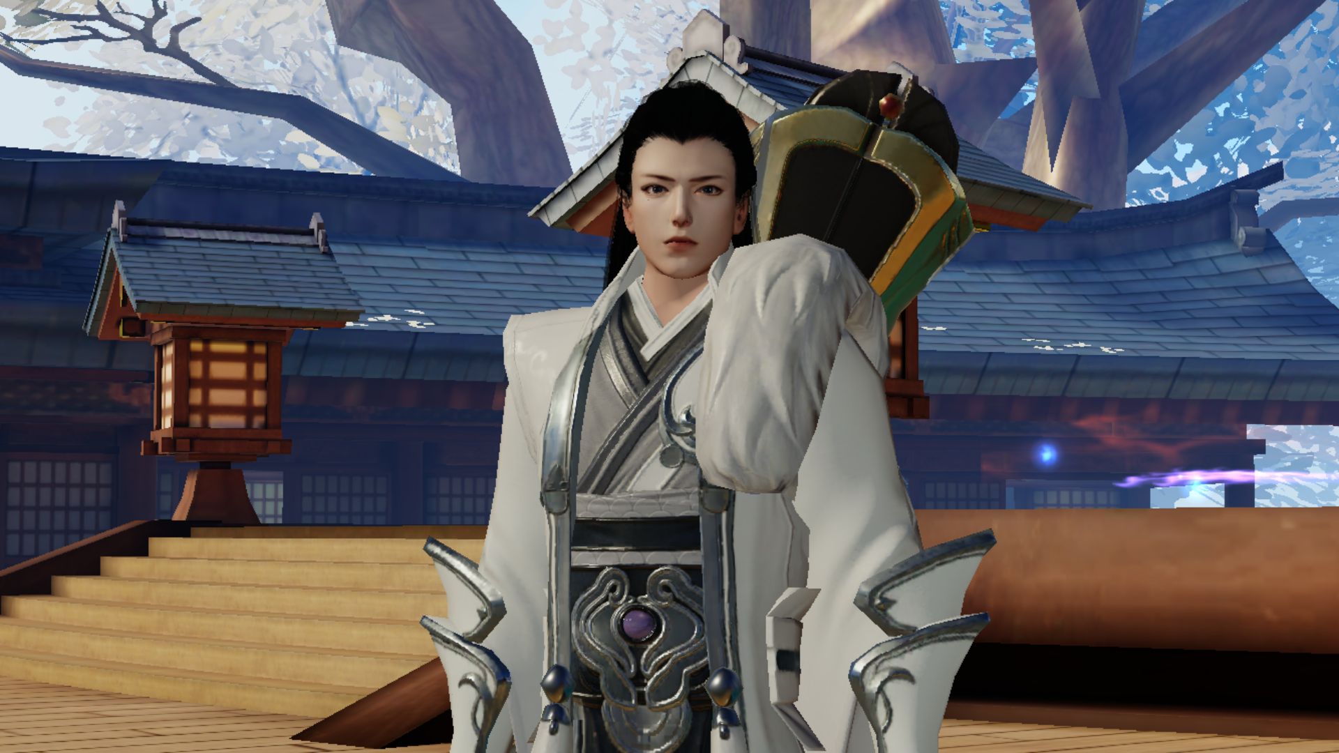 认为重阳衫是战斗装里最好看的一套衣服,搭配了秦时月头之后效果很好