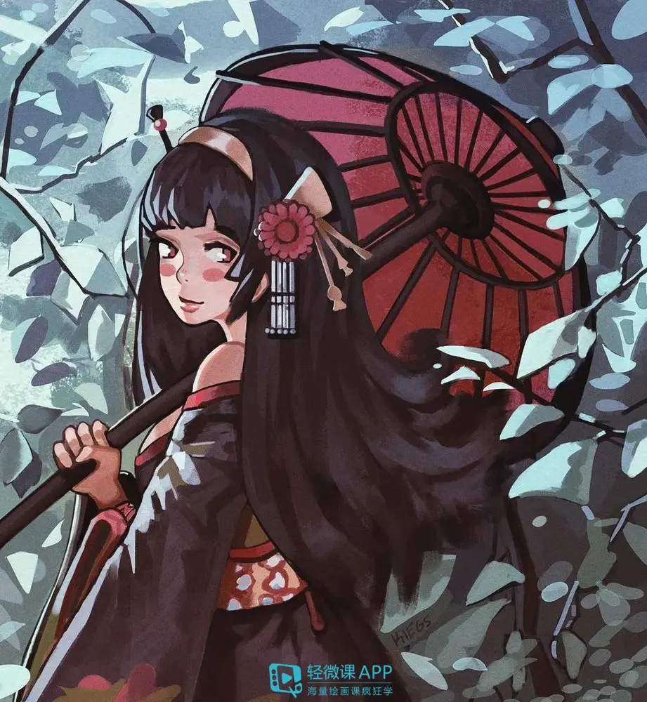 人物的衣服怎么画 古风衣服绘画小技巧 哔哩哔哩