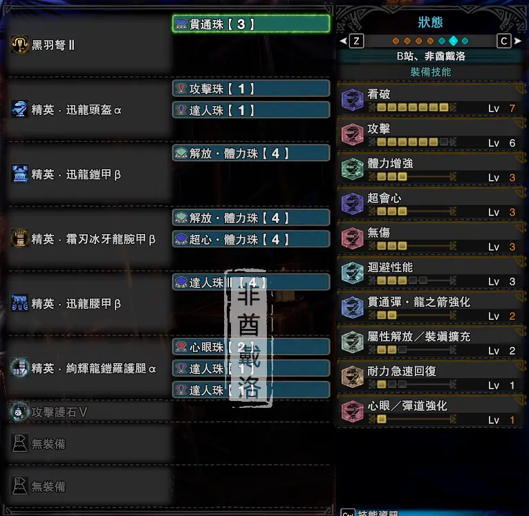 冰原每日配装 贯通轻弩 哔哩哔哩
