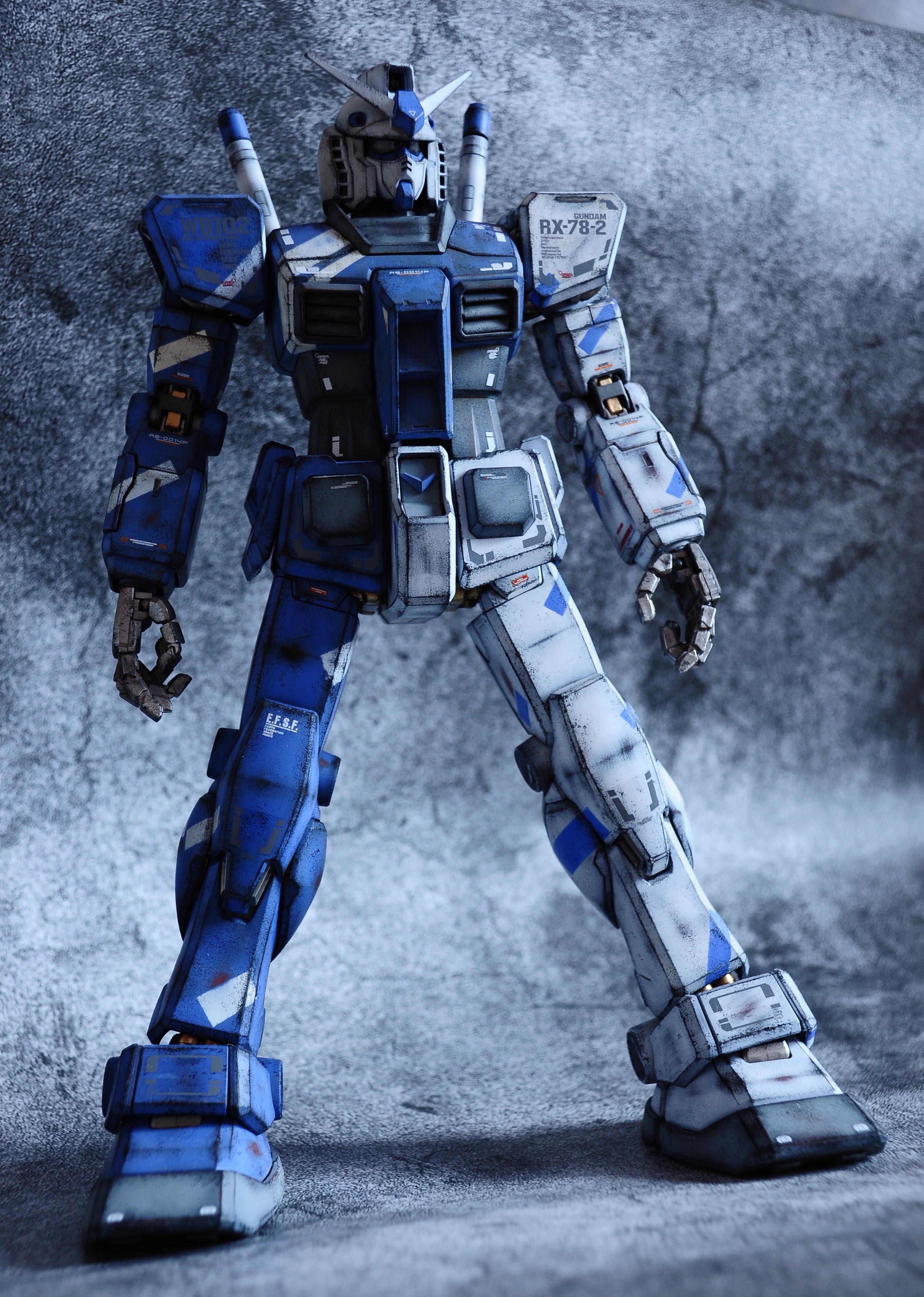 [jack smith模型工作室]pg元祖rx-78-2高达改色旧化