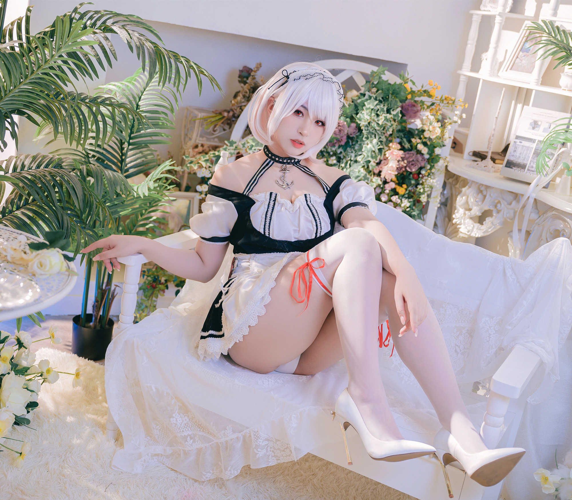 懵懵懵白日梦碧蓝航线天狼星女仆cosplay4