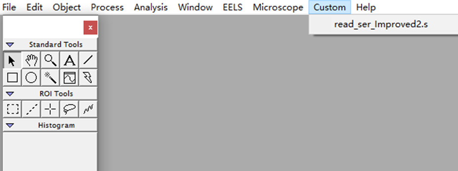 singlecrystal software dm3 file