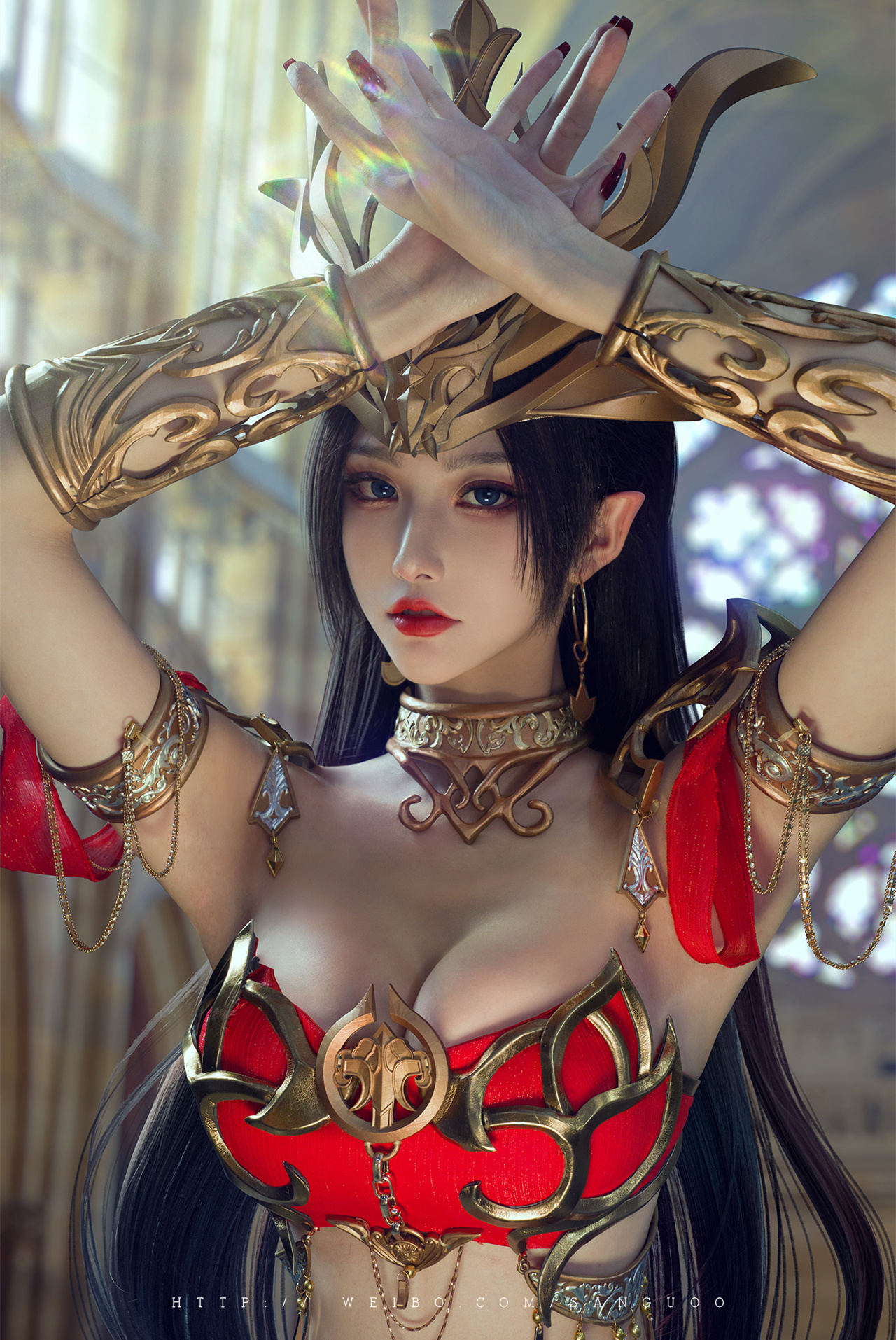 沧霁桔梗斗破苍穹美杜莎女王cosplay3