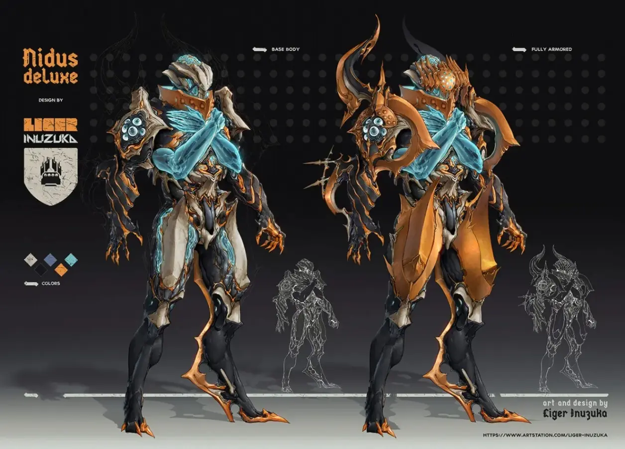 warframe拟人图片