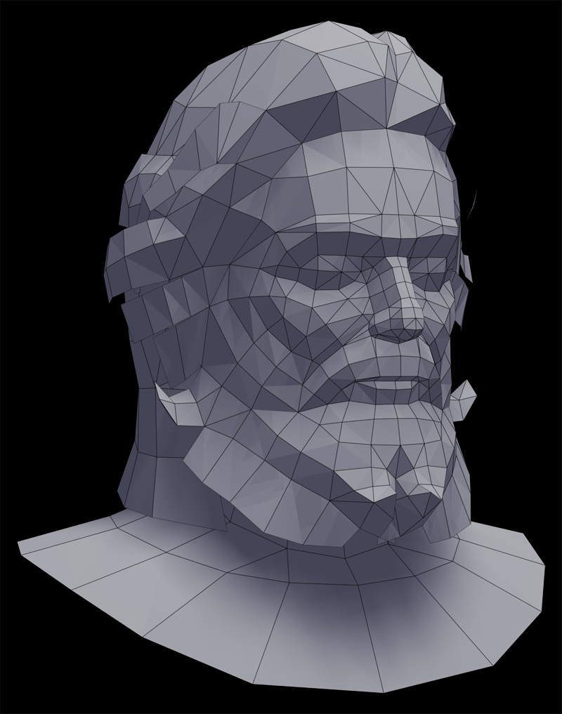 头部模型制作和给初学者的几点小建议