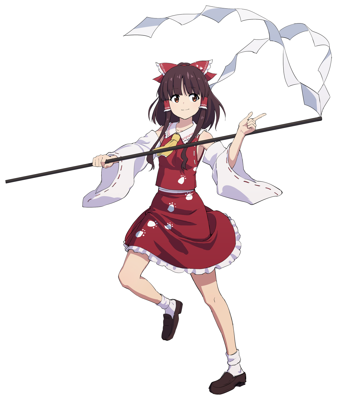 画师れおん重绘的灵梦立绘(附对比) - 哔哩哔哩