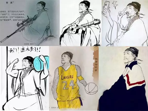 在涂鸦这件事情上全世界的学生都不认输