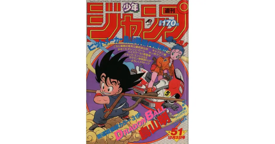 11月日は ドラゴンボール 連載開始記念日 Db誕生の道のりを大公開 哔哩哔哩